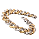 QDBAR Customer Womens Mens Bracelet Stainless Steel Jewelry Black Gold Silver Color Curb Cuban Link Chain