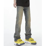 QDBAR Ripped Vibe Style Distressed All-Matching Slimming Jeans