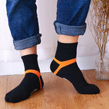 QDBAR High Quality Cotton Men Socks Sports Running Breathable Casual Summer Soft Fitness Compression Middle Tube Male Sock Calcetines