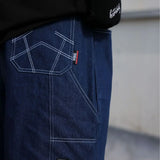 QDBAR Oversized Jorts Summer Jeans Shorts Men's Wide Leg Baggy Y2K Denim Shorts