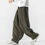 QDBAR Retro Corduroy Straight Leg Pants