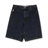 QDBAR Y2K Embroidered Denim Shorts Harajuku Gothic Loose Wide Leg Sweatpants Mens Fashion Hip Hop Retro Denim Capris Basketball Shorts