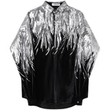 QDBAR Embroidered Sequin Shirt