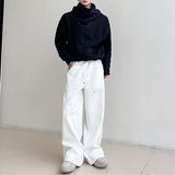 QDBAR Loose Simple Drawstring Pocket Pants