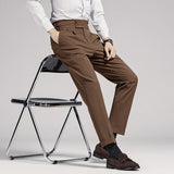 QDBAR High Waist Slim Casual Suit Pants