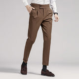 QDBAR High Waist Slim Casual Suit Pants