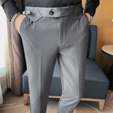 QDBAR Casual Naples Slim Fit Trousers