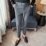 QDBAR Casual Naples Slim Fit Trousers