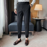 QDBAR Casual Naples Slim Fit Trousers