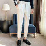 QDBAR Slim Casual Trousers