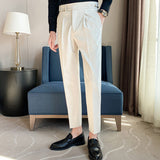 QDBAR Slim Casual Trousers