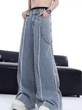 QDBAR High Street Wide-Leg Pearl Jeans NA1154
