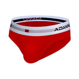 QDBAR  Low Waist Underwear Men Briefs Cotton U Convex Comfortable Underpants Breathable Cueca Tanga