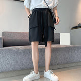 QDBAR Summer Loose Pocket Casual Shorts