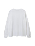 QDBAR 【Mz】washed Butterfly Long-Sleeved T-Shirt Na1475