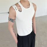 QDBAR Slim Fit Sleeveless Pullover Tank Top