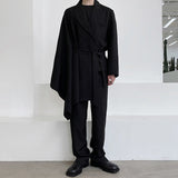 QDBAR Irregular Cloak Cape Suit Coat