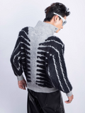 QDBAR [Plan1One]Tiger Stripes Sweater Na1667