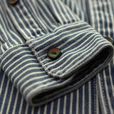 QDBAR Retro Autumn Striped Shirt