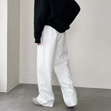 QDBAR Loose Simple Drawstring Pocket Pants