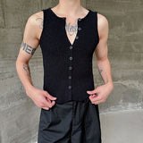 QDBAR Knitted Slim Fit Vest