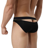 QDBAR  Brand New Man Underwear Men Briefs Back Hollow Out Men's Panties Cotton Close Fit Breathable Slip Homme OR6106