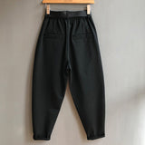 QDBAR Loose Big Crotch Casual Harem Pants