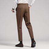 QDBAR High Waist Slim Casual Suit Pants