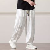 QDBAR Loose Bloomers Straight Casual Trousers