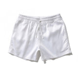 QDBAR Solid Color Casual Beach Shorts