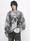 QDBAR 【Mz】broken Holes Sweater Na1474