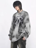 QDBAR 【Mz】broken Holes Sweater Na1474