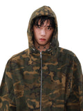 QDBAR [Mrnearly] Loose Zipper Hooded Jacket Na1503