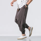 QDBAR Loose Cotton Linen Bloomers