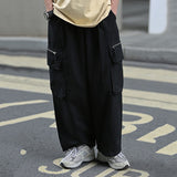 QDBAR Retro Casual Cargo Pants