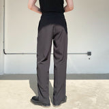 QDBAR Asymmetric Waist Loops Detail Lounge Pants