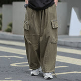 QDBAR Retro Casual Cargo Pants