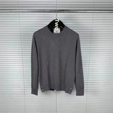 QDBAR TB Tom Autumn/Winter New Round Neck Wide Bar Sweater Men Women's Casual Fashionable Comfortable Long Sleeve Wool