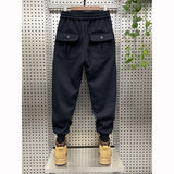 QDBAR Slim Fit Mid-waisted Casual Track Pants