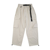 QDBAR Japanese Loose Wide-leg Multi-pocket Pants