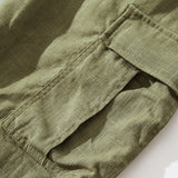 QDBAR Summer Retro Cotton Linen Breathable Soft Shorts