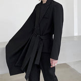 QDBAR Irregular Cloak Cape Suit Coat