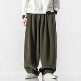 QDBAR Retro Corduroy Straight Leg Pants