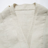 QDBAR Linen Fake Two-piece Top