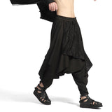 QDBAR Asymmetric Baggy Drop Crotch Pants