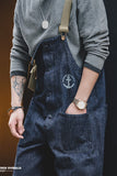 QDBAR Retro Denim Overalls