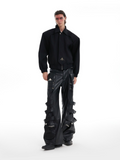 QDBAR 【Culture】Leather Loose Pants  Na1684