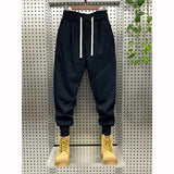 QDBAR Slim Fit Mid-waisted Casual Track Pants