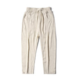 QDBAR Men's Summer Linen Loose Casual Pants