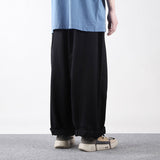 QDBAR Retro Cargo Loose Wide-leg Pants